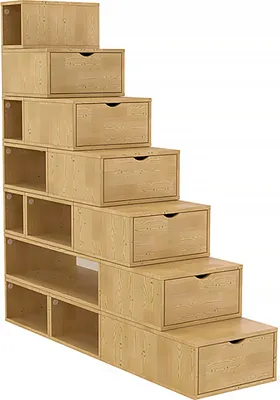 Immagine prodotto di Scaffale a gradini 175 cm - Miele