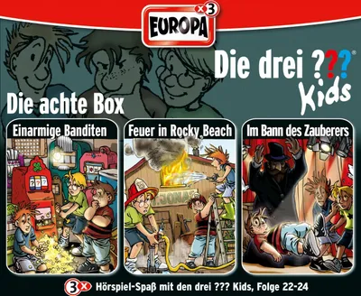Produktbild von Die drei ??? Kids 3er Box. Folgen 22 - 24 (drei Fragezeichen) 3 CDs