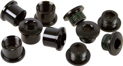 Produktbild von Sram Bolt Kit 5 Arm Double Aluminium Kettenblattschraubensatz Beige,Schwarz Beige,Schwarz One Size