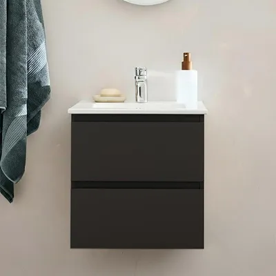 Produktbild von Waschtisch 45cm und verchromte Armatur SORRENTO