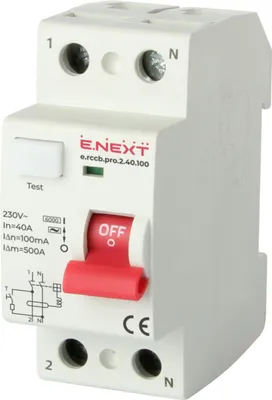 Produktbild von E.next P003009 Pro 2P 40A 100Ma 6Ka Rcd Typ Ac