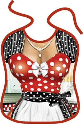 Erwachsenen Latz 43 x 40 cm 50er Jahre Dinner Lady Partygag Geburtstag Geschenk JGA Damen Herren witzige Geschenkidee