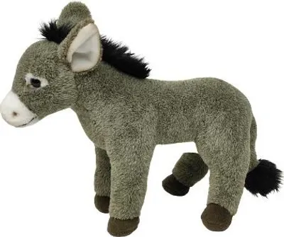 Produktbild von Kuscheltierwelt Plüschtier Esel Grau, ca. 26 cm groß, Tierfigur Modell 06734