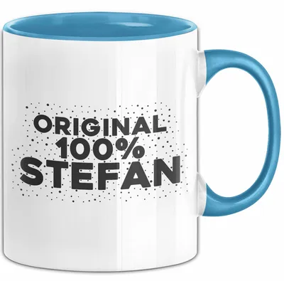 Produktbild von Stefan Tasse Original 100% Stefan Geschenk (Blau)