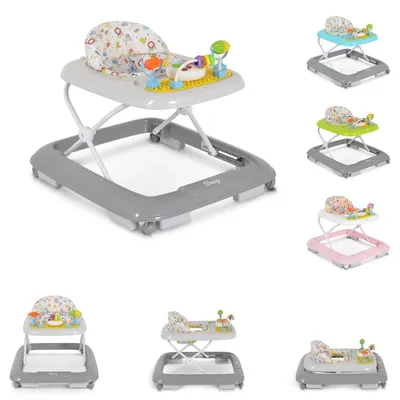Produktbild von Moni Lauflernhilfe Bravy mit Spielcenter, klappbar, Spielbrett, Musik, Stopper grau