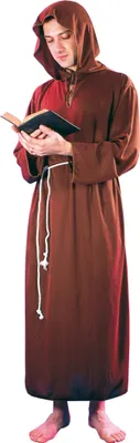 Produktbild von Mönch Kostüm Priester Herrenkostüm braun - M/L
