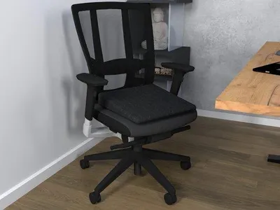 Immagine prodotto di Cuscino ergonomico a cuneo Unyqoos® – Cuscinetto a cuneo per sedia da ufficio e auto, supporto posturale per alleviare i dolori alla schiena, rivestimento removibile e lavabile