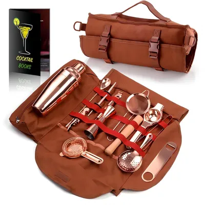 VIFERR Cocktail Shaker 700ml - Kunststoff Harz - Mit Sieb & Skala