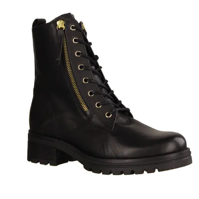 Produktbild von Gabor Comfort 92785-67, Damen, Boots, Schnürstiefelette, Leder, Schwarz, NEU - Damenschuhe Top Trends, Schwarz, leder (foulardcalf), absatzh&oumlhe: 30 mm