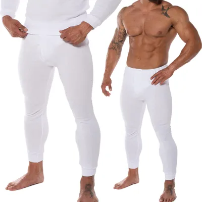 Produktbild von Polnische Herren-Thermounterhose Aus Warmer Baumwolle, Lange Unterhose, Xl