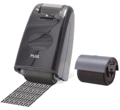 Produktbild von Plus Rollstempel Datenschutz+Refill, sw
