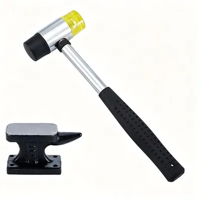 Mini-Hornamboss-Set mit Gummihammer, Schmiede-Set