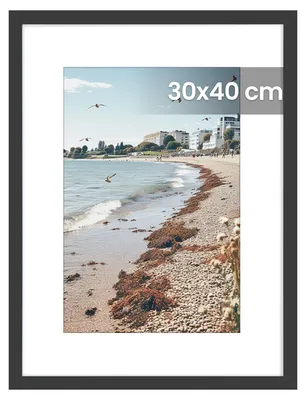 Produktbild von SONGMICS Bilderrahmen, 30 x 40 cm, Kunstrahmen – Schwarz, Größe 30 x 40 cm-1P