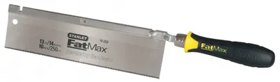 Obrázok produktu pre Stanley 0-15-252, Čapovacia píla, Drevo, Čierna, Žltá, 25 cm, 55 mm
