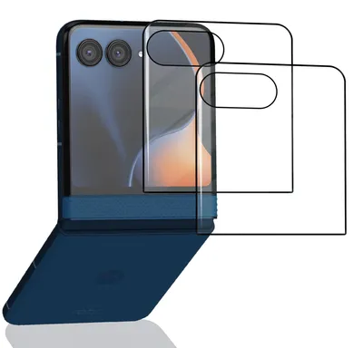 Produktbild von 2-Pack Motorola Razr 60 (2025) Displayschutzfolie - Gehärtetes Glas 9H - Super Qualität 3D