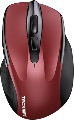 Produktbild von Kabellose Bluetooth Maus (DREI Modi: BT 5.0/3.0 + 2,4 G), 4800 DPI, Ergonomische leise kabellose Maus für Laptops, Mac OS, Android, Windows