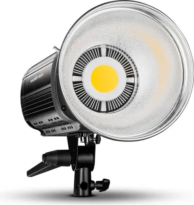 Produktbild von Walimex pro Niova 200 Plus Denné stmievateľné LED video svetlo s Bowens reflektorom a mäkkým difúzorom I Štúdiové svetlo s technológiou COB LED I 5600 K, CRI=93 I Svietivosť nastaviteľná v rozsahu 10-100% (1022259)