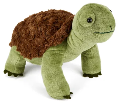 Image de Zappi Co : Peluche douce et rembourrée pour enfants, en forme de tortue (34 cm de long). Collection d'animaux de safari. Peluche en forme d'ours en peluche, idéale pour les nouveau-nés et les tout-petits