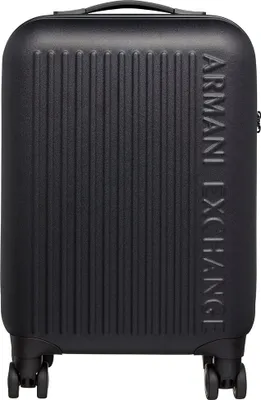 Zdjęcie produktu dla Armani Exchange Xm000899a_f13793u Walizka na kółkach Czarna  Czarna Jeden rozmiar