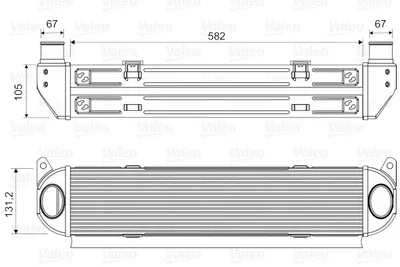 Produktbild von VALEO 818359 Ladeluftkühler LLK für LAND ROVER Range Rover Sport (L320) Turbo Intercooler