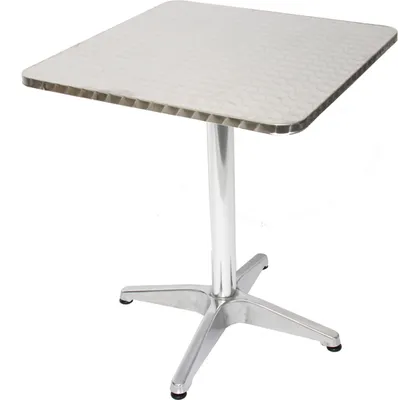 Obrázek produktu pro Hliníkový bistro stůl Zahradní stůl M28, obdélníkový, 60 cm