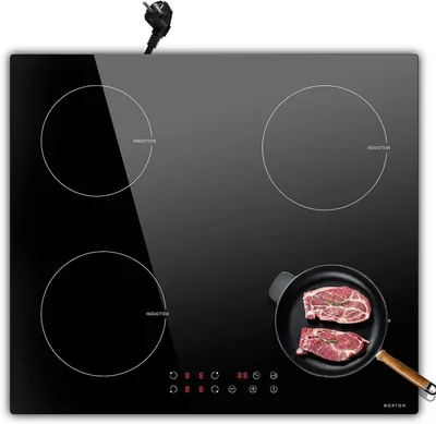 Immagine prodotto di Piano cottura a induzione da incasso, 60 cm, 4 zone di cottura, potenza: 3500 W, vetroVetroceramica