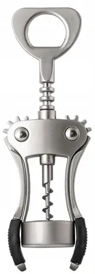 Image de Ouvre-bouteilles et décapsuleur - Tire-bouchon de sommelier - Tire-bouchon et décapsuleur 2 en 1 - Acier