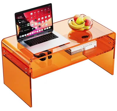 Image de Table basse en acrylique transparent, design moderne