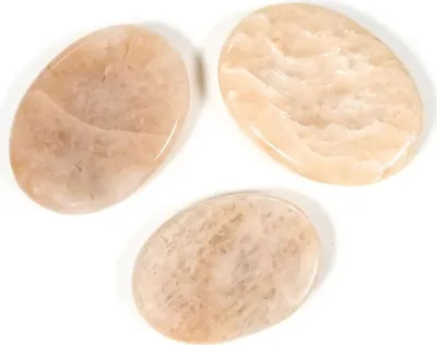 Image de Worry Stones Pierre de Lune - 3,5-4,5 cm paquet de 3 pièces