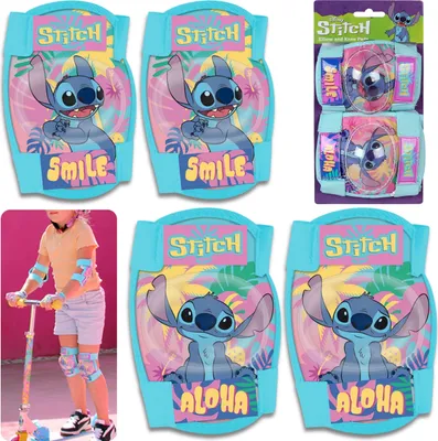 Produktbild von DISNEY Stitch Knie- und Ellbogenschützer für Kinder, Kinderschützer