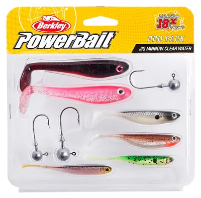 Produktbild von Berkley Pro Pack Jig Minnow Clear Water - Gummifischset