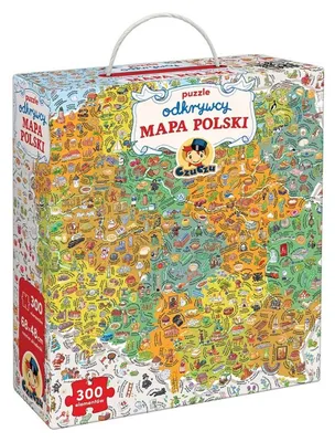 Productafbeelding van CzuCzu Ontdekkingpuzzel: Kaart van Polen, 300 stukjes, vanaf 7 jaar