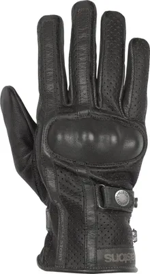 Produktbild von Helstons Eagle perforierte Motorradhandschuhe, schwarz, 10