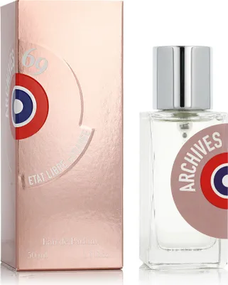 A perfume bottle and its box are displayed side-by-side on a white background.