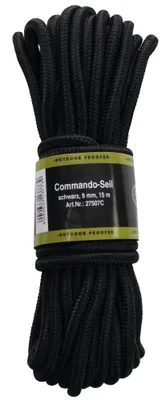 Produktbild von MFH Seil, 9 mm, 15 Meter, schwarz