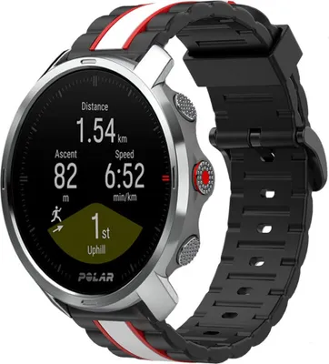 Produktbild von Strap-it Polar Grit X Special Edition Armband (Schwarz/Weiß)