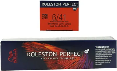 Produktbild von Wella Koleston Vibrant Reds 60 ml 6/41 dunkelblond rot asch