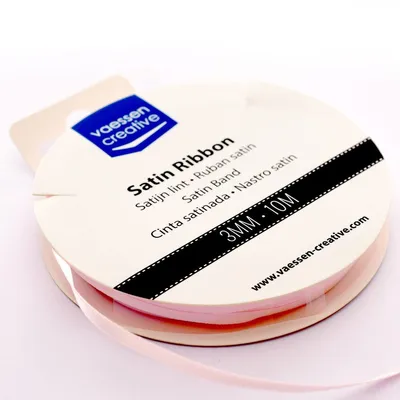 Obrázok produktu pre Vaessen Creative | Saténová páska 3 mmx10 m Pastell Rosa