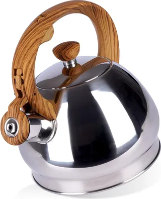 Obrázek produktu pro Orion Kettle Silver | 1,8 l | Rychlovarná konvice | Na plyn a indukci | Automatická píšťalka