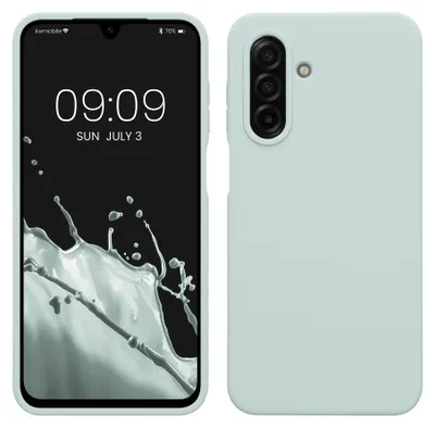 Produktbild von kwmobile Handyhülle für Samsung Galaxy A17 4G / 5G Hülle - Case Silikon - Kabelloses Laden - Schutzhülle Cover in Cool Mint