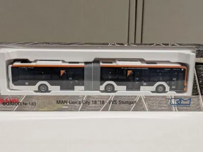 Produktbild von Rietze Gelenkbus MAN Lion\'s City G´18 VVS Stuttgart 75867
