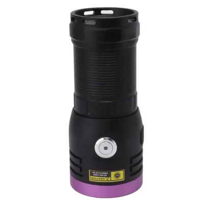Zdjęcie produktu dla Latarka UV z czarnym światłem, latarka UV 365 nm, ładowalna latarka UV, latarka LED UV, latarka z czarnym światłem, przenośna latarka z czarnym światłem