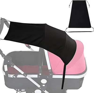 Produktbild von Sonnenschutz für Kinderwagen, verstellbar, 59 x 69 cm, UPF 50+, optimaler UV-Schutz