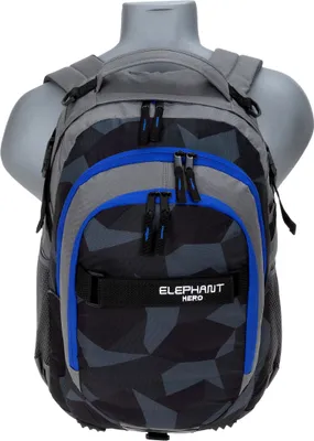 Produktbild von Schulrucksack Elephant Hero Signature Rucksack Schulmappe Schultasche Jungen 12770 Cyber Camo Schwarz Blau + Regencover