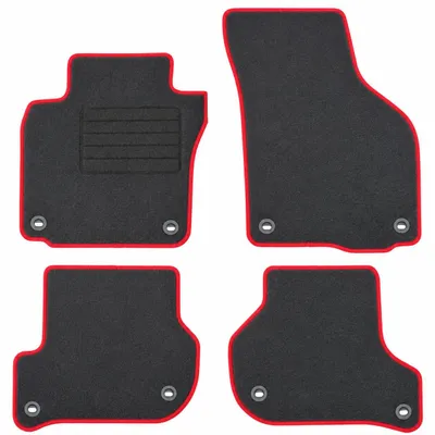 Produktbild von Fußmatten-Set für VW Golf 5 inkl. Variant, 10/2003-09/2009, 4-teilig, Schwarz