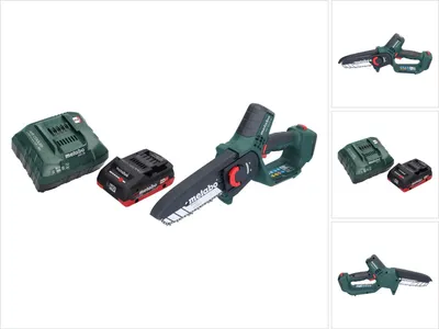 Produktbild von Metabo MS 18 LTX 15 Akku Gehölzsäge 18 V 15 cm 5 m/s + 1x Akku 4,0 Ah + Ladegerät