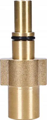 Produktbild von Adapter bagnetowy Sillar do Black & Decker/Bosch Parkside/Nilfisk/AQT wykonany z mosiądzu z gwintem wewnętrznym 1/4" IG do pistoletów i lanc
