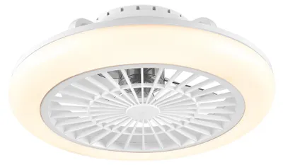 Image de Ventilateur de plafond Braytron avec éclairage LED 40 W + 20 W, blanc