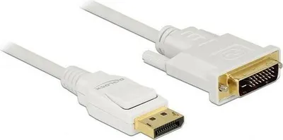 Obrázok produktu pre DeLOCK 83814, 2 m, DisplayPort, DVI, Samec, Samec, Priamy
