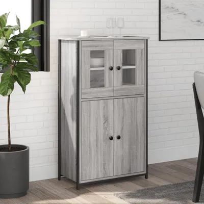 Produktbild von Möbel Highboard Grau Sonoma 62x32x106,5 cm Holzwerkstoff - Kommoden"Design 2024" DE58614322